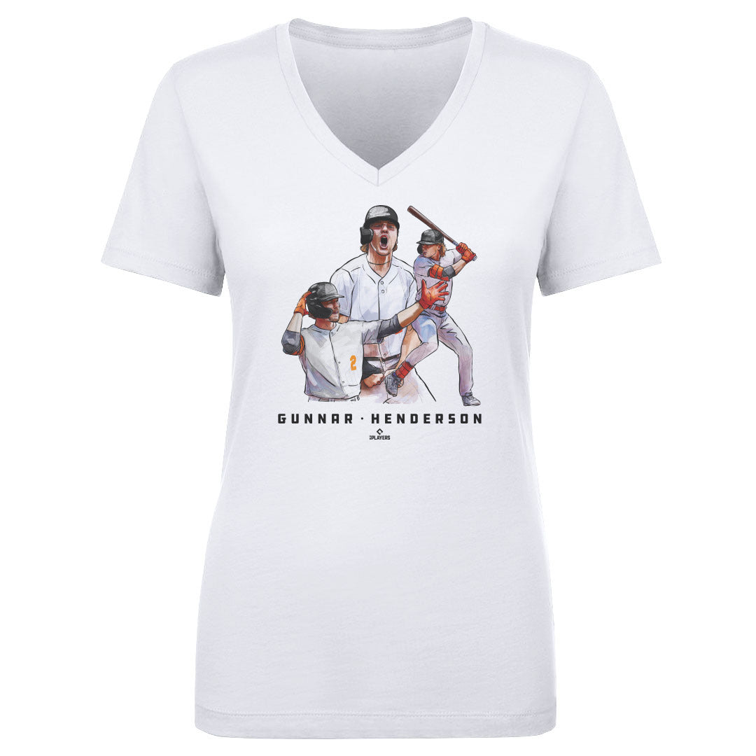Gunnar Henderson Women's V-Neck T-Shirt | 500 LEVEL