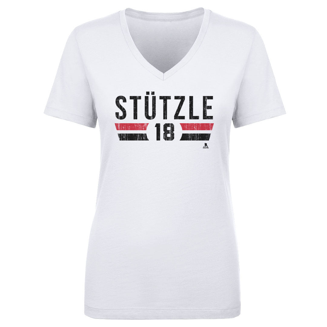 Tim Stutzle Women&#39;s V-Neck T-Shirt | 500 LEVEL