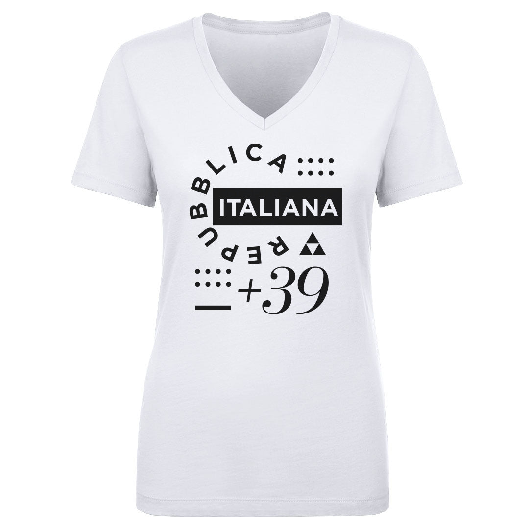 Italy Women's V-Neck T-Shirt | 500 LEVEL