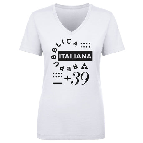 Italy Women's V-Neck T-Shirt | 500 LEVEL