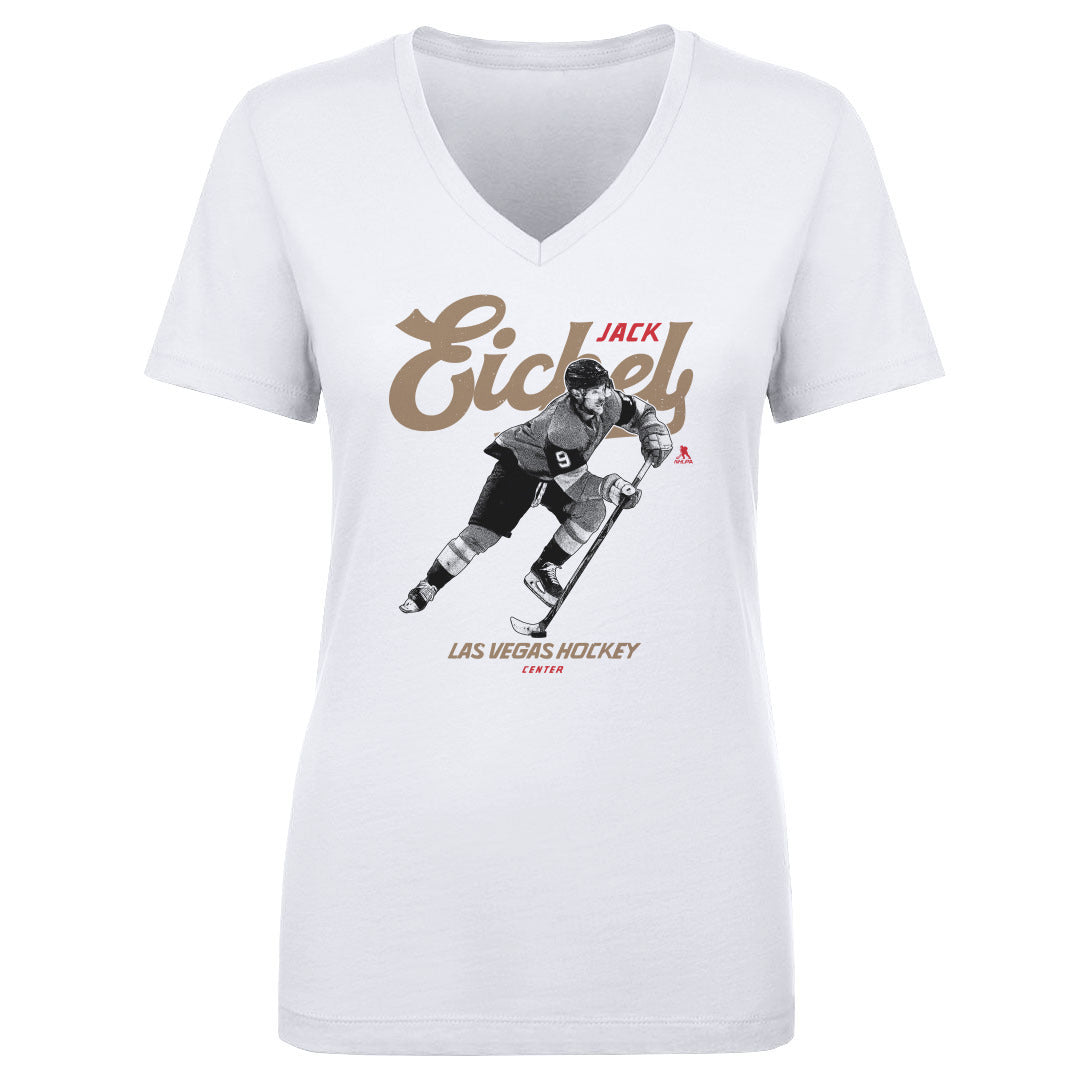 Jack Eichel Women's V-Neck T-Shirt | 500 LEVEL