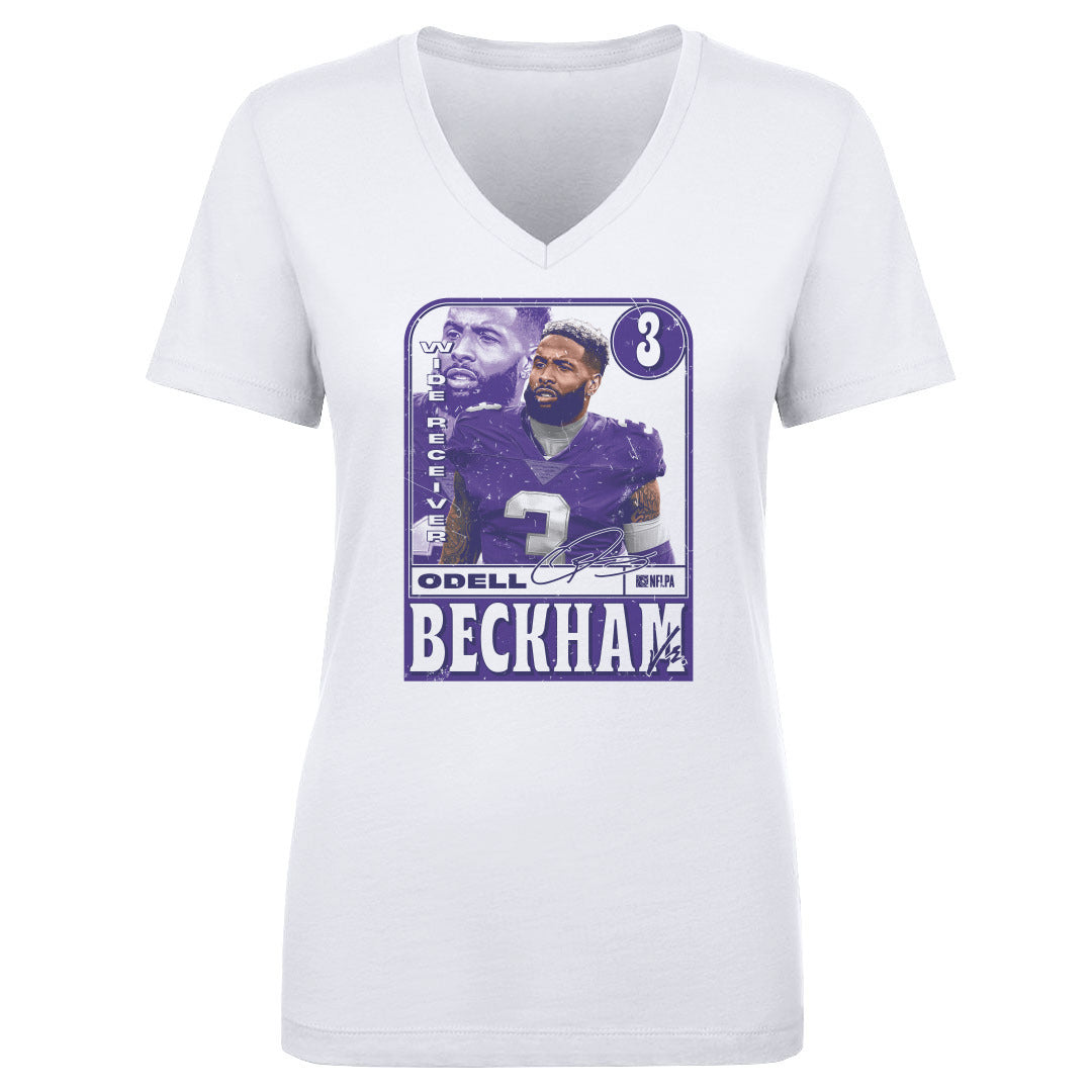 Odell Beckham Jr. Women&#39;s V-Neck T-Shirt | 500 LEVEL