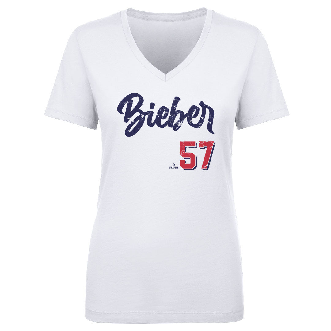 Shane Bieber Women&#39;s V-Neck T-Shirt | 500 LEVEL