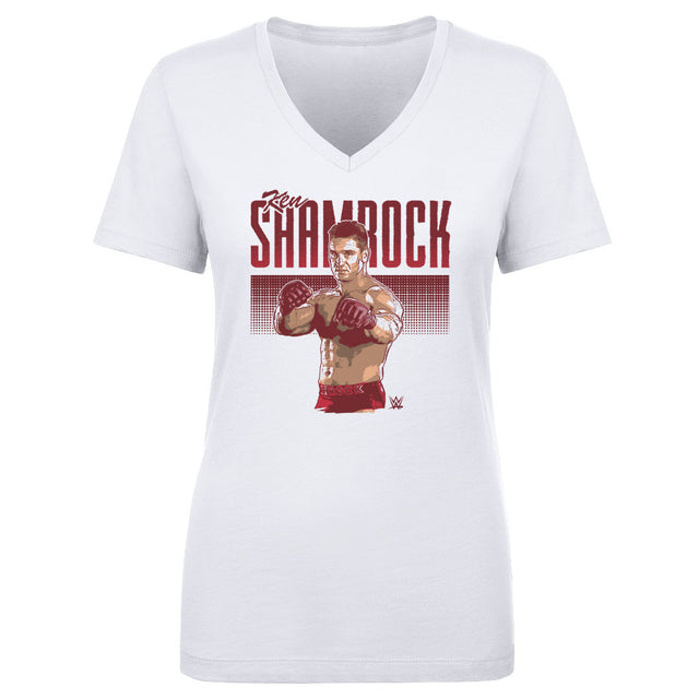 Ken Shamrock Women's V-Neck T-Shirt | 500 LEVEL