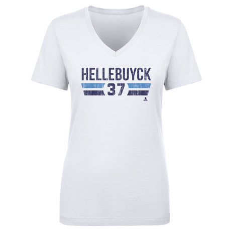 Connor Hellebuyck Women's V-Neck T-Shirt | 500 LEVEL