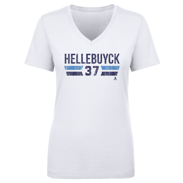 Connor Hellebuyck Women's V-Neck T-Shirt | 500 LEVEL