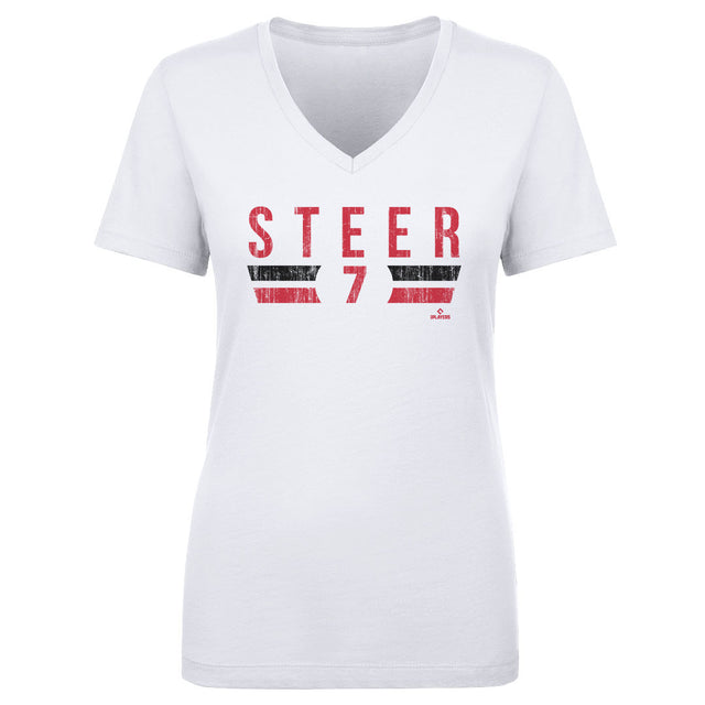 Spencer Steer Women's V-Neck T-Shirt | 500 LEVEL