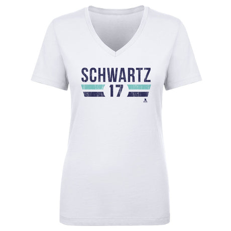 Jaden Schwartz Women's V-Neck T-Shirt | 500 LEVEL
