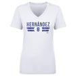 Enrique Hernandez Women's V-Neck T-Shirt | 500 LEVEL