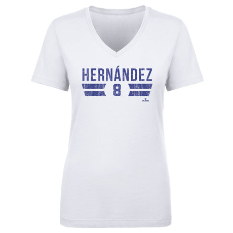 Enrique Hernandez Women's V-Neck T-Shirt | 500 LEVEL