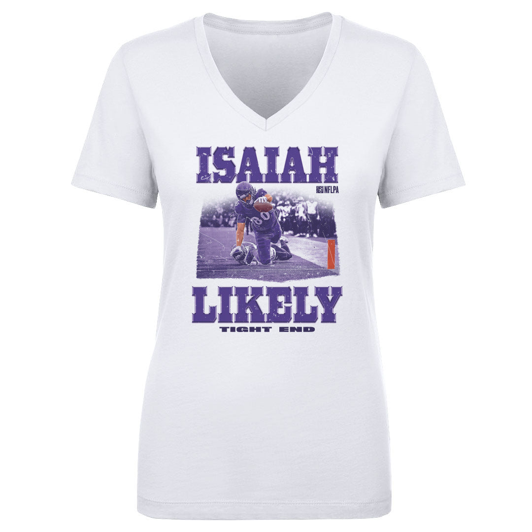 Isaiah Likely Women's V-Neck T-Shirt | 500 LEVEL