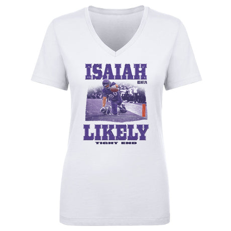 Isaiah Likely Women's V-Neck T-Shirt | 500 LEVEL