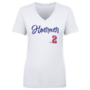 Nico Hoerner Women's V-Neck T-Shirt | 500 LEVEL
