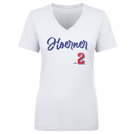 Nico Hoerner Women's V-Neck T-Shirt | 500 LEVEL