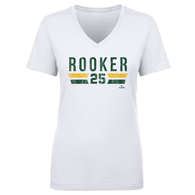 Brent Rooker Women's V-Neck T-Shirt | 500 LEVEL