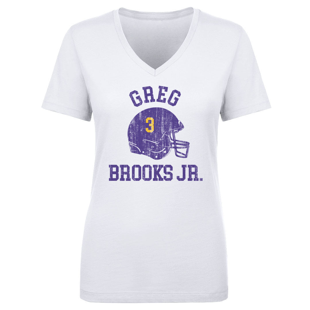 Greg Brooks Jr. Women's V-Neck T-Shirt | 500 LEVEL