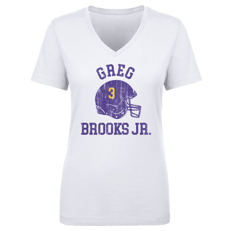 Greg Brooks Jr. Women's V-Neck T-Shirt | 500 LEVEL