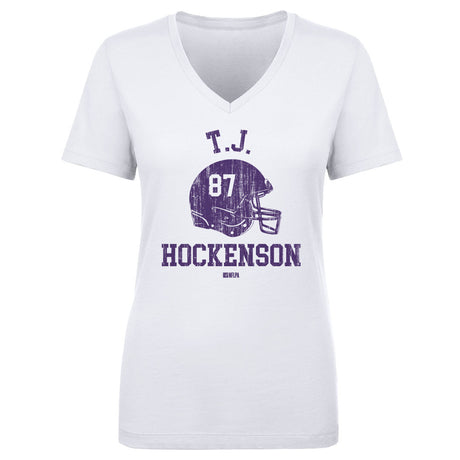 T.J. Hockenson Women's V-Neck T-Shirt | 500 LEVEL