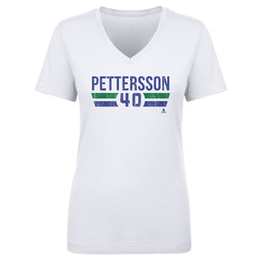 Elias Pettersson Women's V-Neck T-Shirt | 500 LEVEL