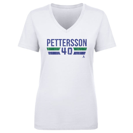 Elias Pettersson Women's V-Neck T-Shirt | 500 LEVEL