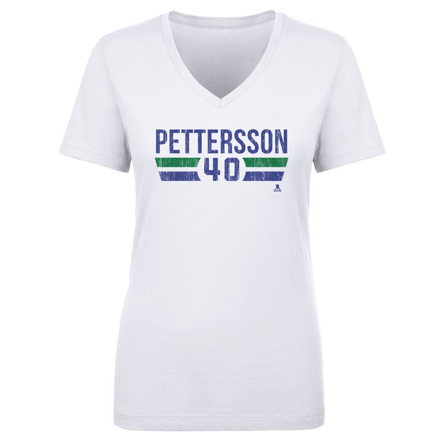 Elias Pettersson Women's V-Neck T-Shirt | 500 LEVEL