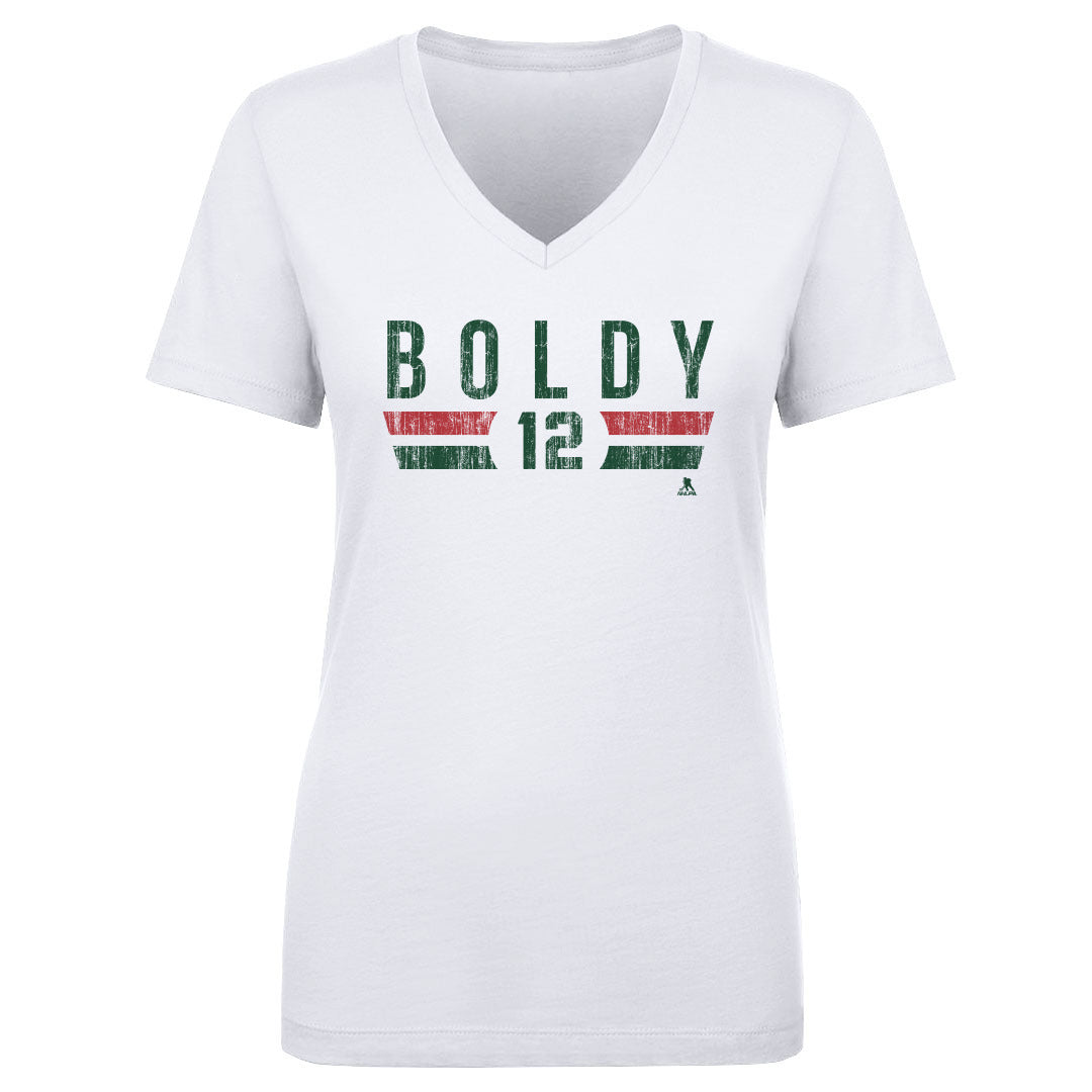 Matt Boldy Women's V-Neck T-Shirt | 500 LEVEL