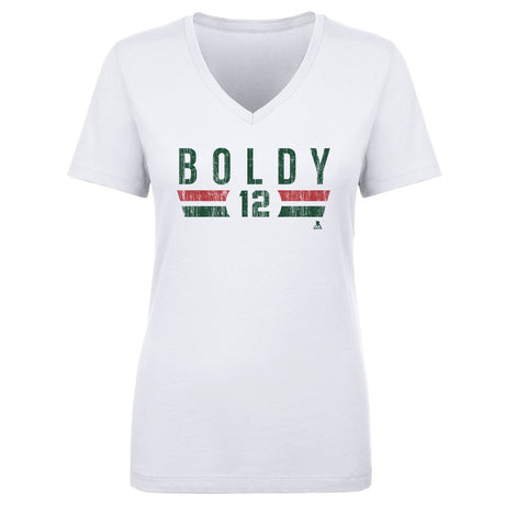 Matt Boldy Women's V-Neck T-Shirt | 500 LEVEL
