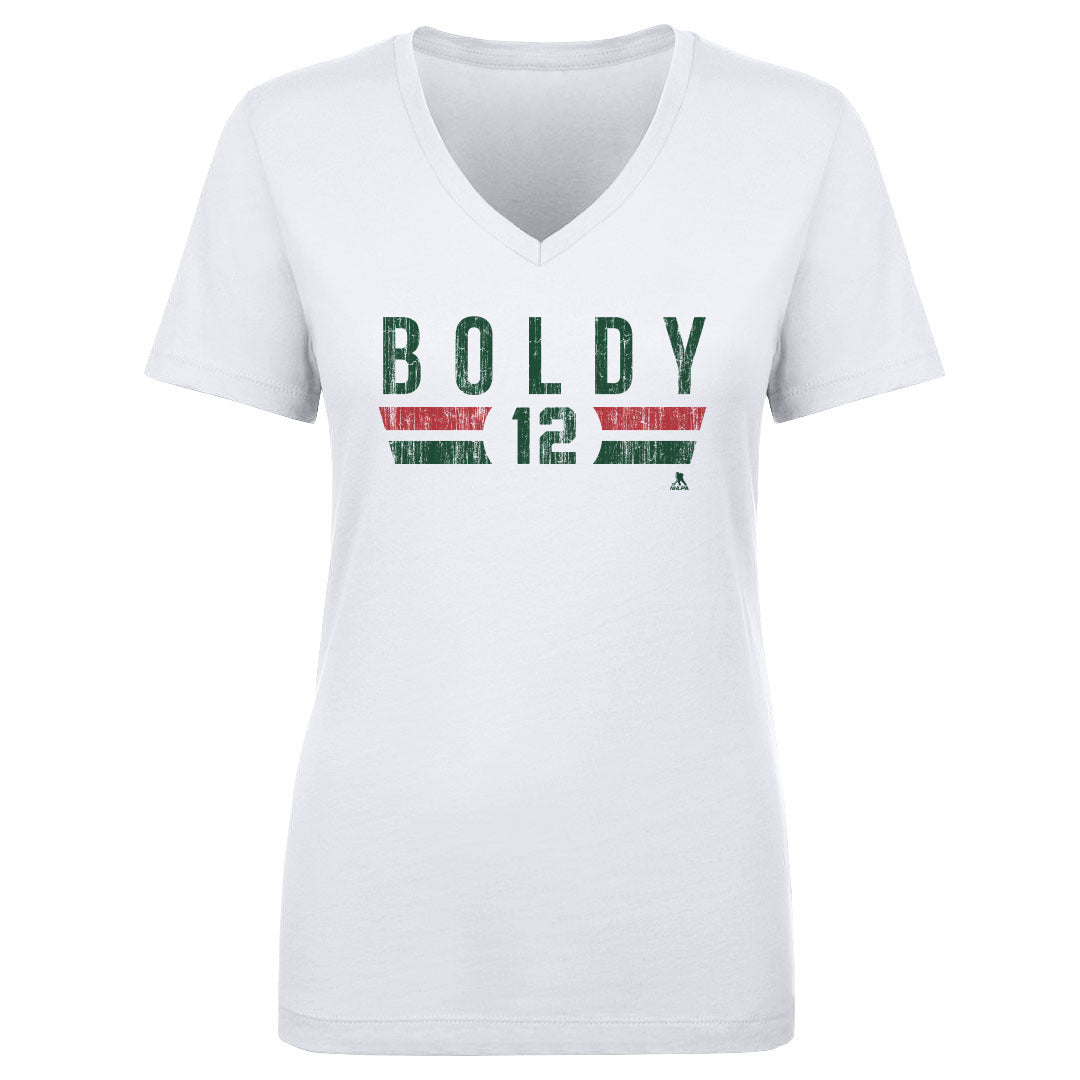 Matt Boldy Women&#39;s V-Neck T-Shirt | 500 LEVEL