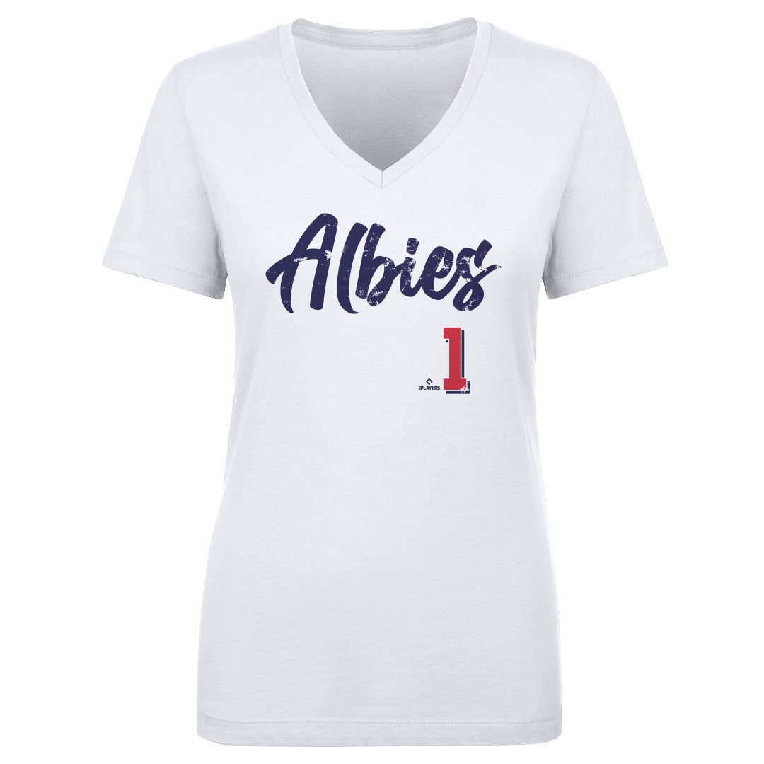 Ozzie Albies Women's V-Neck T-Shirt | 500 LEVEL