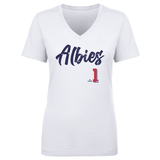 Ozzie Albies Women's V-Neck T-Shirt | 500 LEVEL