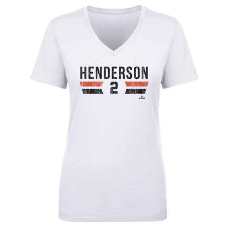 Gunnar Henderson Women's V-Neck T-Shirt | 500 LEVEL
