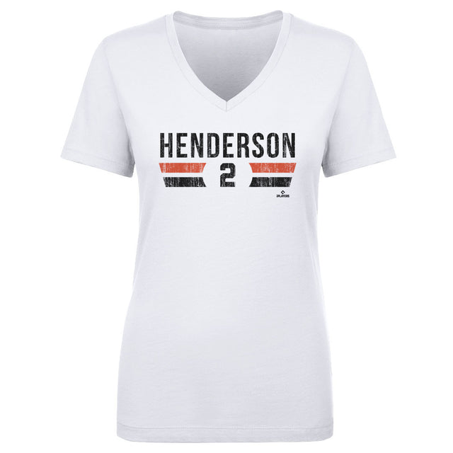 Gunnar Henderson Women's V-Neck T-Shirt | 500 LEVEL