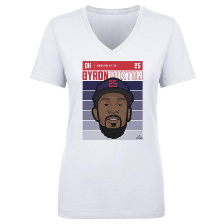 Byron Buxton Women's V-Neck T-Shirt | 500 LEVEL