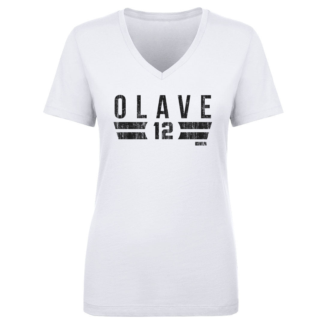 Chris Olave Women's V-Neck T-Shirt | 500 LEVEL
