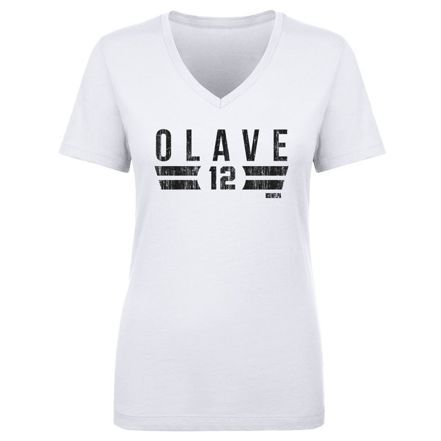 Chris Olave Women's V-Neck T-Shirt | 500 LEVEL