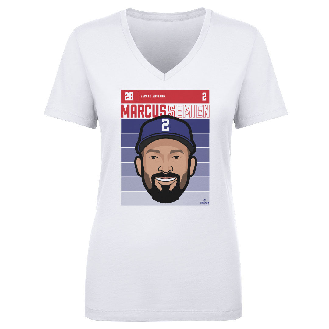 Marcus Semien Women's V-Neck T-Shirt | 500 LEVEL