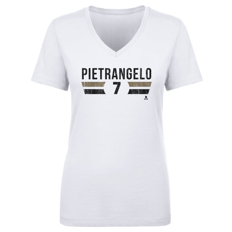 Alex Pietrangelo Women's V-Neck T-Shirt | 500 LEVEL