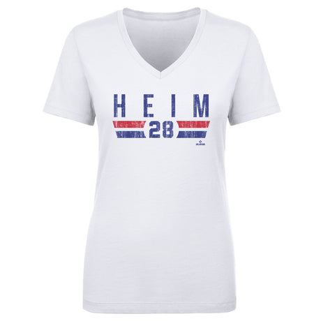 Jonah Heim Women's V-Neck T-Shirt | 500 LEVEL