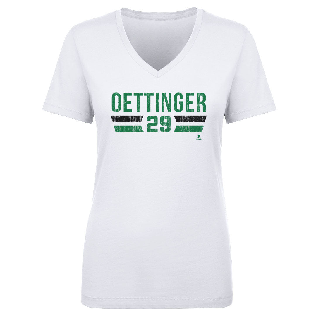 Jake Oettinger Women&#39;s V-Neck T-Shirt | 500 LEVEL