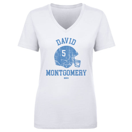 David Montgomery Women's V-Neck T-Shirt | 500 LEVEL