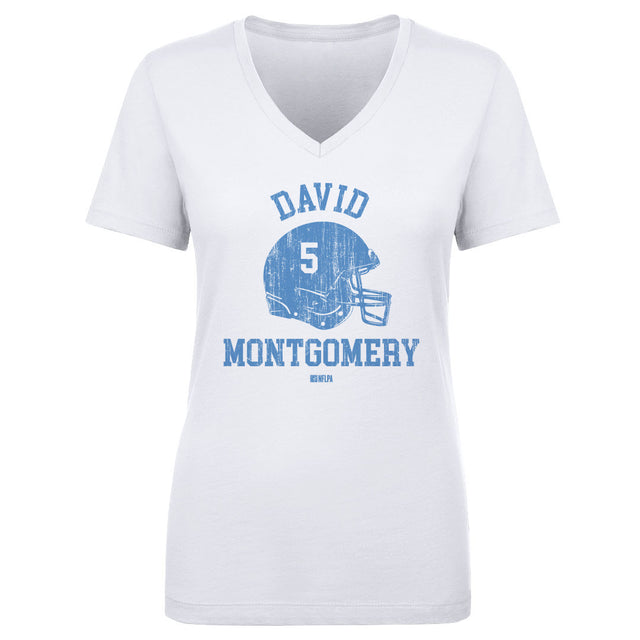 David Montgomery Women's V-Neck T-Shirt | 500 LEVEL