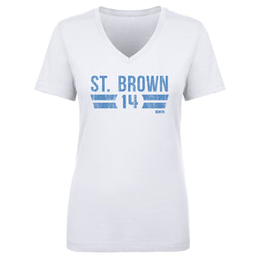 Amon-Ra St. Brown Women's V-Neck T-Shirt | 500 LEVEL