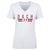 Kirby Dach Women's V-Neck T-Shirt | 500 LEVEL