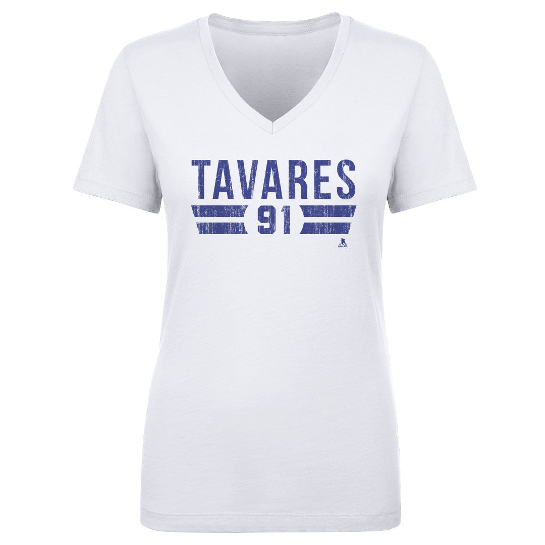 John Tavares Women's V-Neck T-Shirt | 500 LEVEL