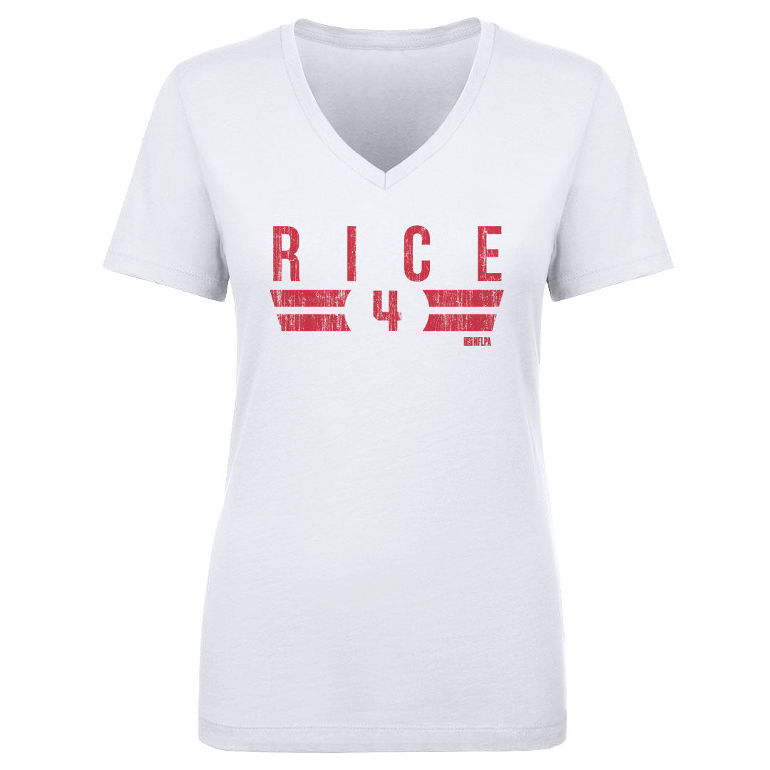 Rashee Rice Women's V-Neck T-Shirt | 500 LEVEL