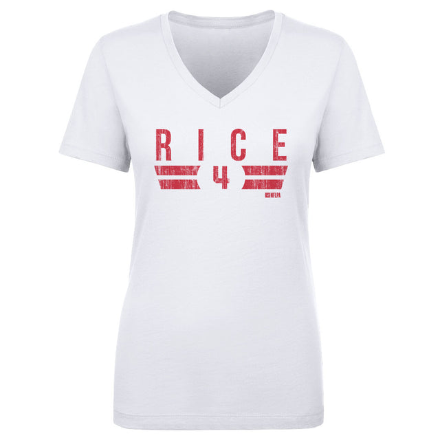 Rashee Rice Women's V-Neck T-Shirt | 500 LEVEL