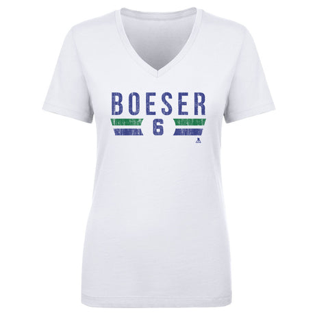 Brock Boeser Women's V-Neck T-Shirt | 500 LEVEL