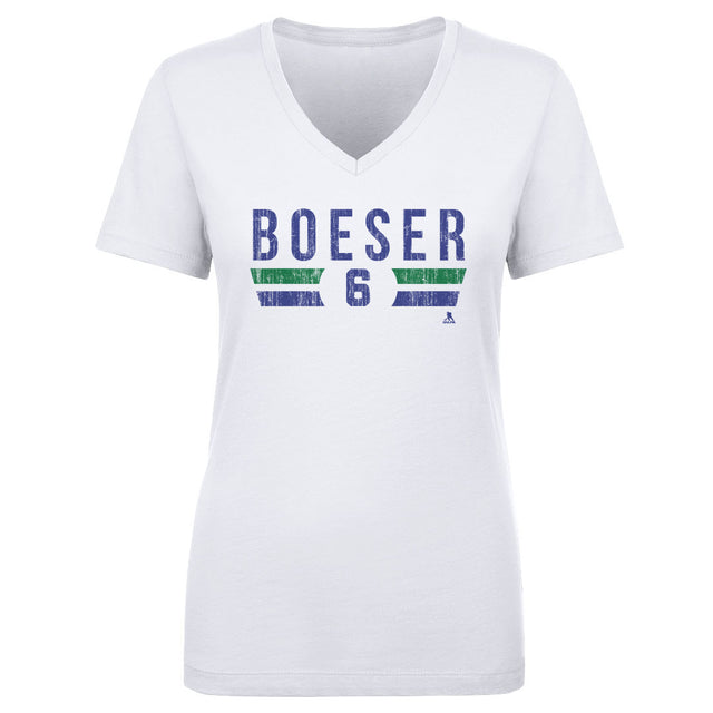Brock Boeser Women's V-Neck T-Shirt | 500 LEVEL