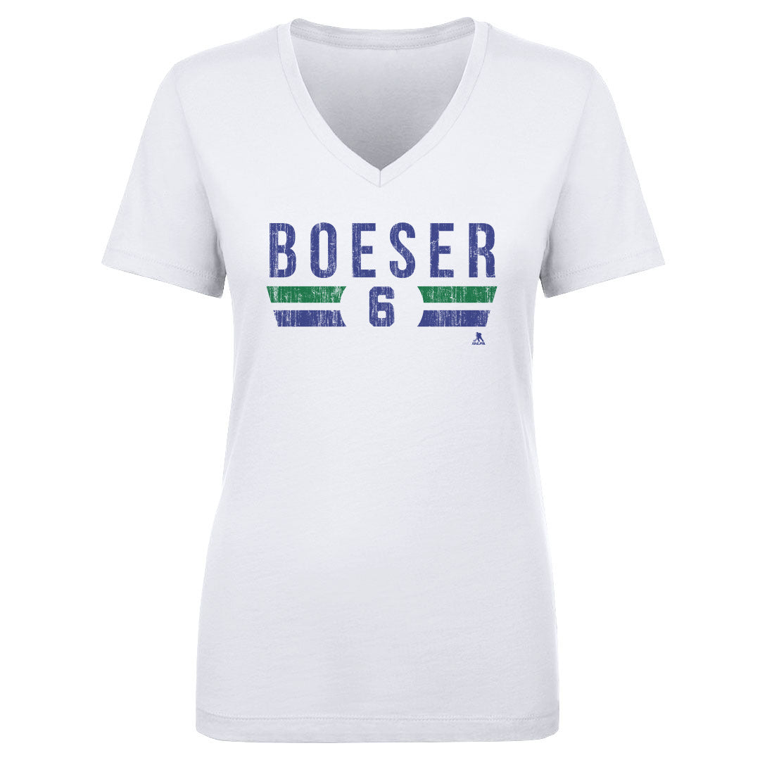 Brock Boeser Women&#39;s V-Neck T-Shirt | 500 LEVEL