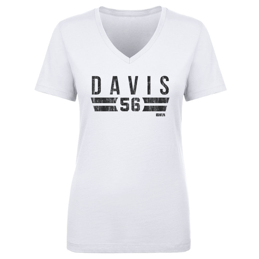 Demario Davis Women's V-Neck T-Shirt | 500 LEVEL